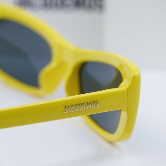 Jacquemus CAPRI JAC/55 C5 Rectangle Sunglasses - Yellow\\Grey main image 10